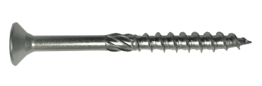 Alu-wood skru M10-110/120 mm - A4