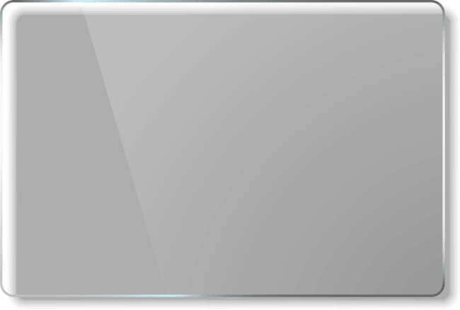 Herdet+ lamintert glass. Sotet. 220x840 mm.  8,76 mm