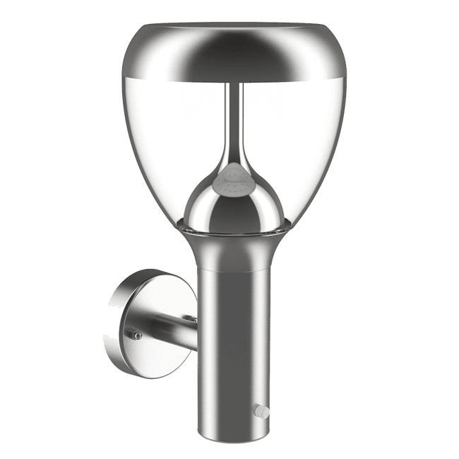 Vegglampe LUNA, rustfritt stål (6)