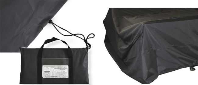 Overtrekk 195 x 210 x 90 cm grå