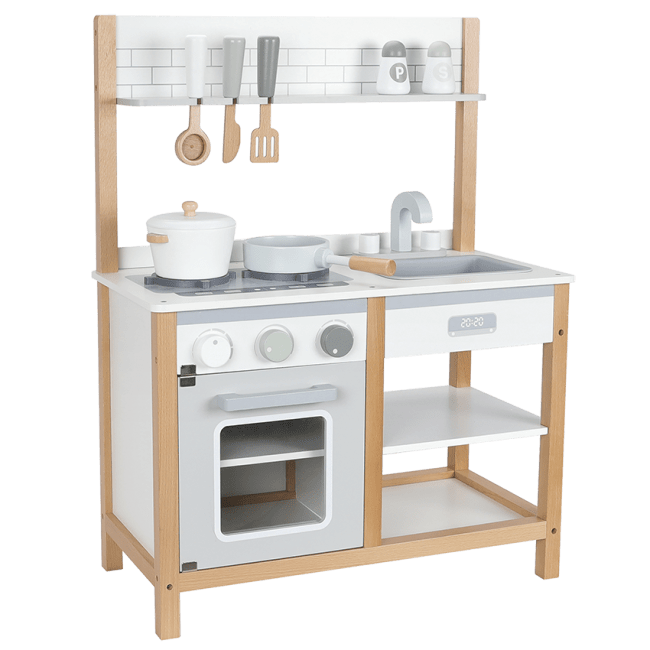 Lekekjøkken med tilbehør