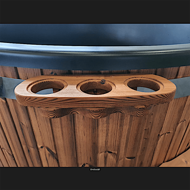 Flaskeholder for badestamp