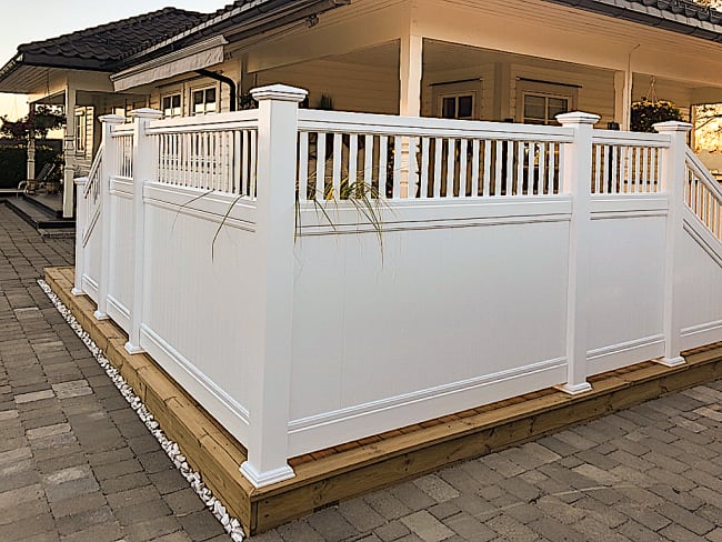 Levegg vinyl Reine 197 x H 155 cm