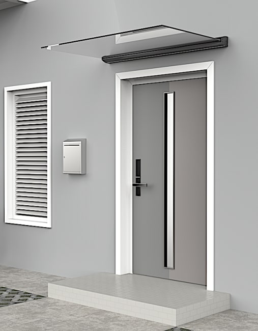 Entretak Elegant grå. 140 x 90 cm.Inkl. led. Lys,