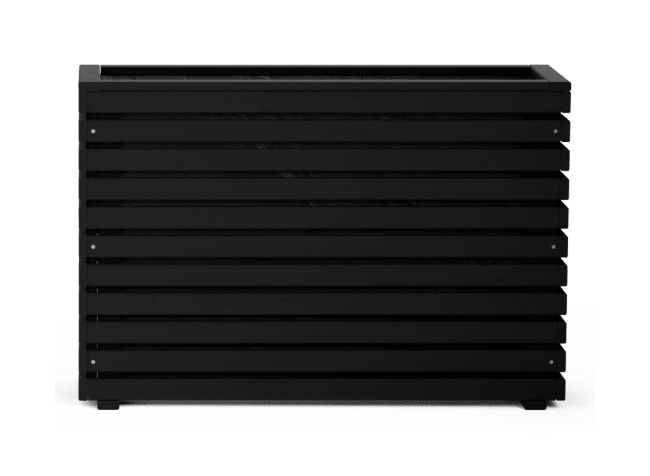 Plantekasse Horizont Sort  35x100xh70 cm