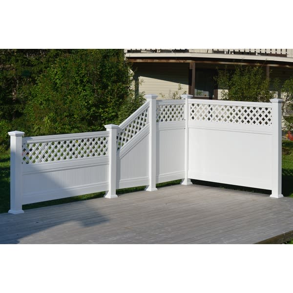 Gjerde vinyl Risvær 197 x H95 cm