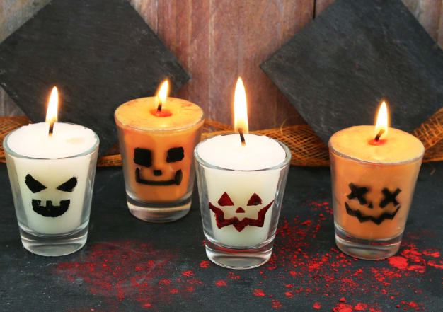 Bougies "halloween"