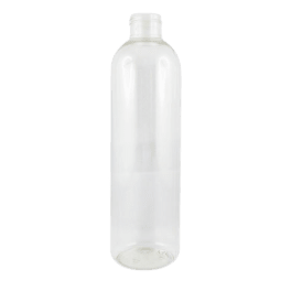 Flacon transparent PET 250 ml - 24/410 - sans bouchage