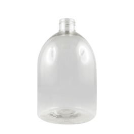 Flacon PET transparent 500 ml - 24/410 - sans bouchage