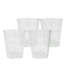 Verres à bougie Chupito - petit modèle (lot de 4)