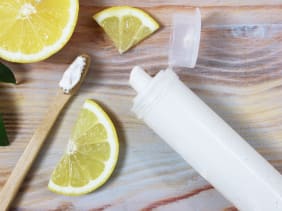 Dentifrice naturel "force et protection" au citron 