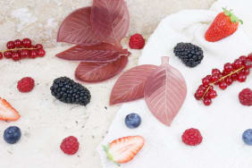 Feuilles de savon fruits rouges