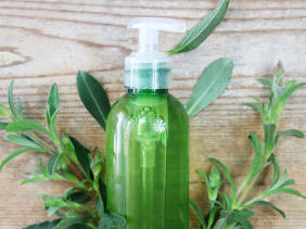 Shampoo con olio essenziale di Salvia sclarea