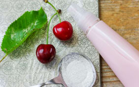 Lait pour le corps cerise scintillante