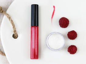 Gloss pailleté "grenadine"