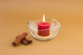 Recette diy « bougie de noël décorative »