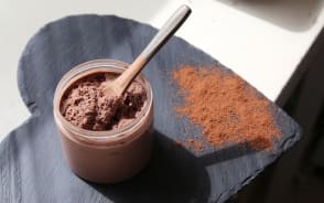 Crème de soin mousseuse pour le corps au chocolat