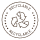 stamp recyclable ok