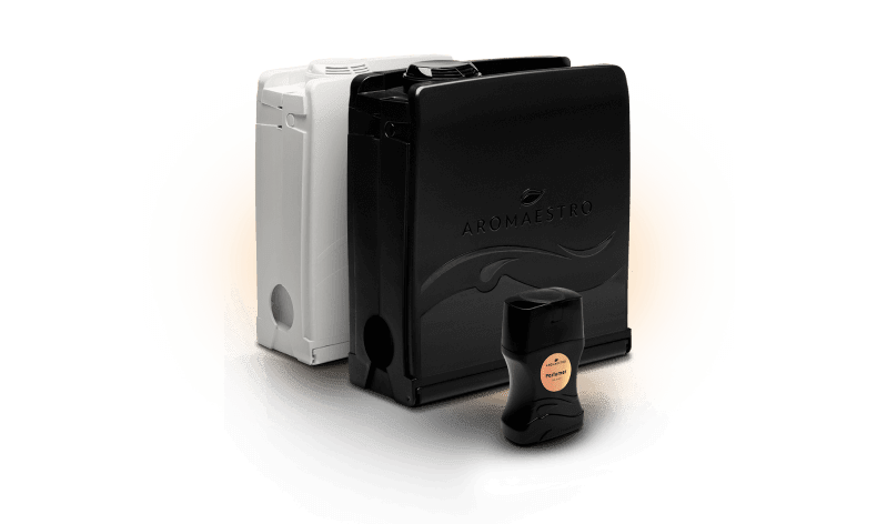 Diffuseurs Aromaestro avec une cartouche de fragrance