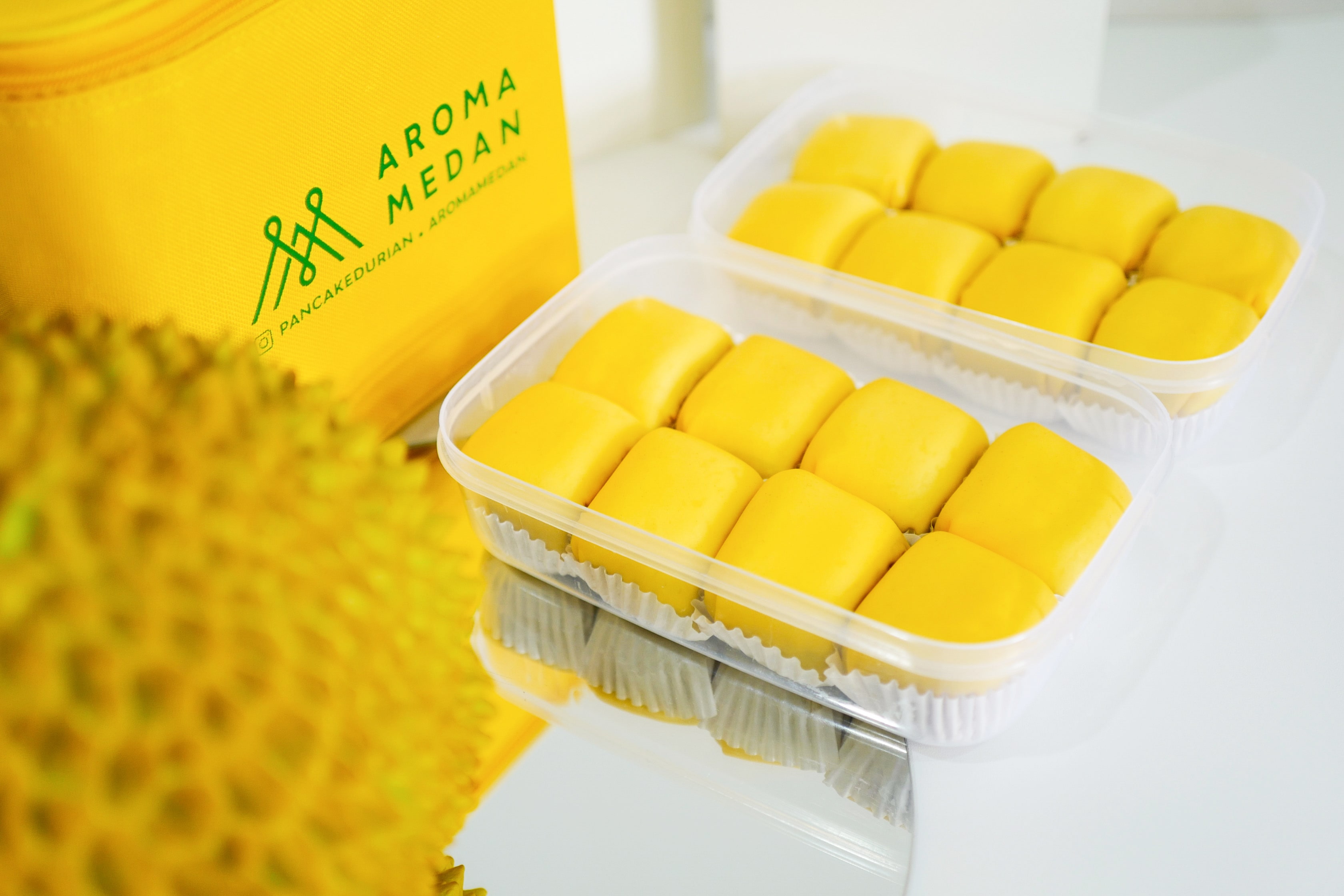 2 Box Pancake Durian isi 8pcs Aroma Medan