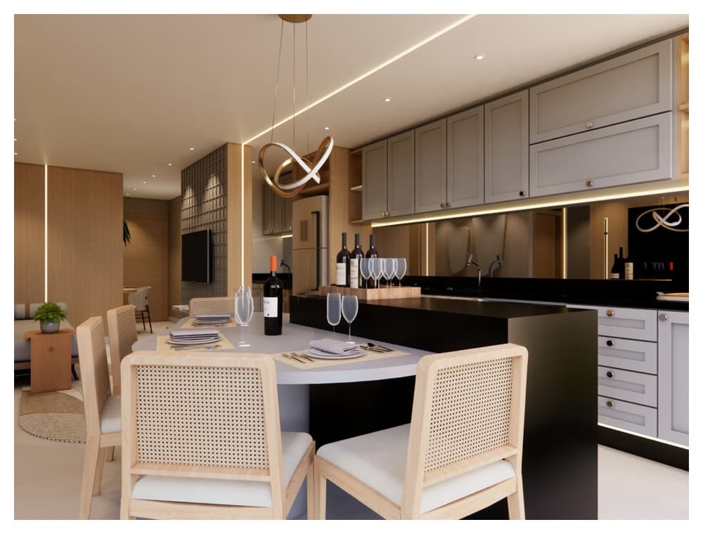 Cozinha integrada é o novo coração da casa moderna Cozinha integrada é o novo coração da casa moderna