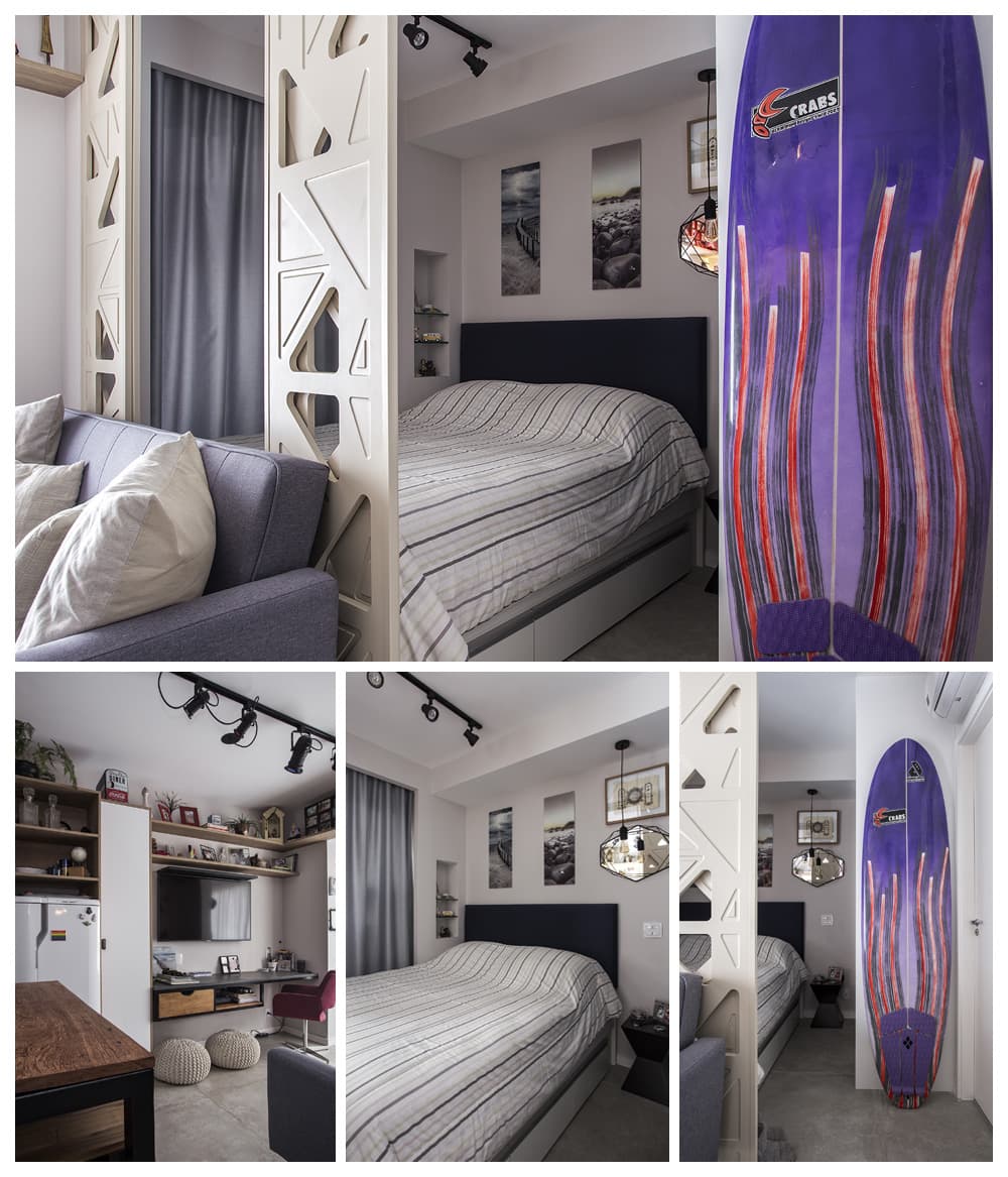 Otimização de espaços em apartamentos pequenos / Fotografia Rogério Cajuí