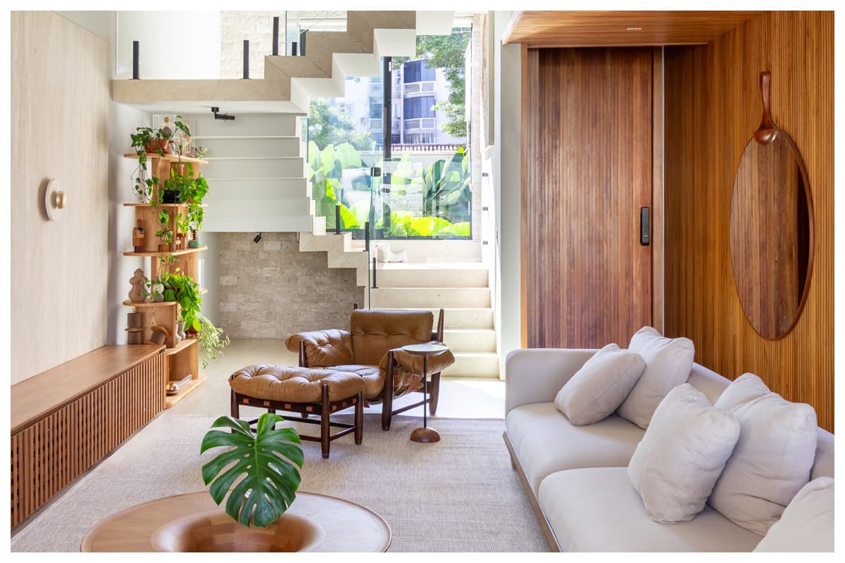 Interiores da Casa Tempo convidam a viver com calma