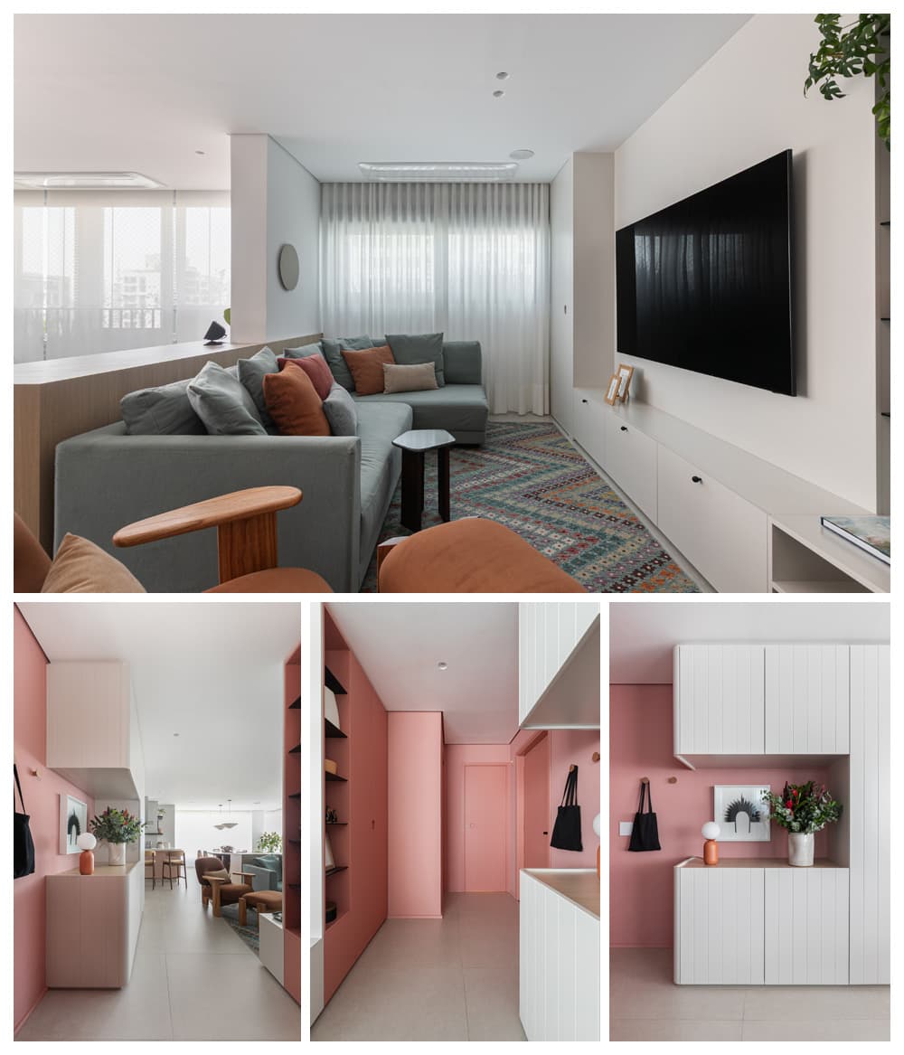 Reforma de apartamento compacto / Fotografia Gisele Rampazzo