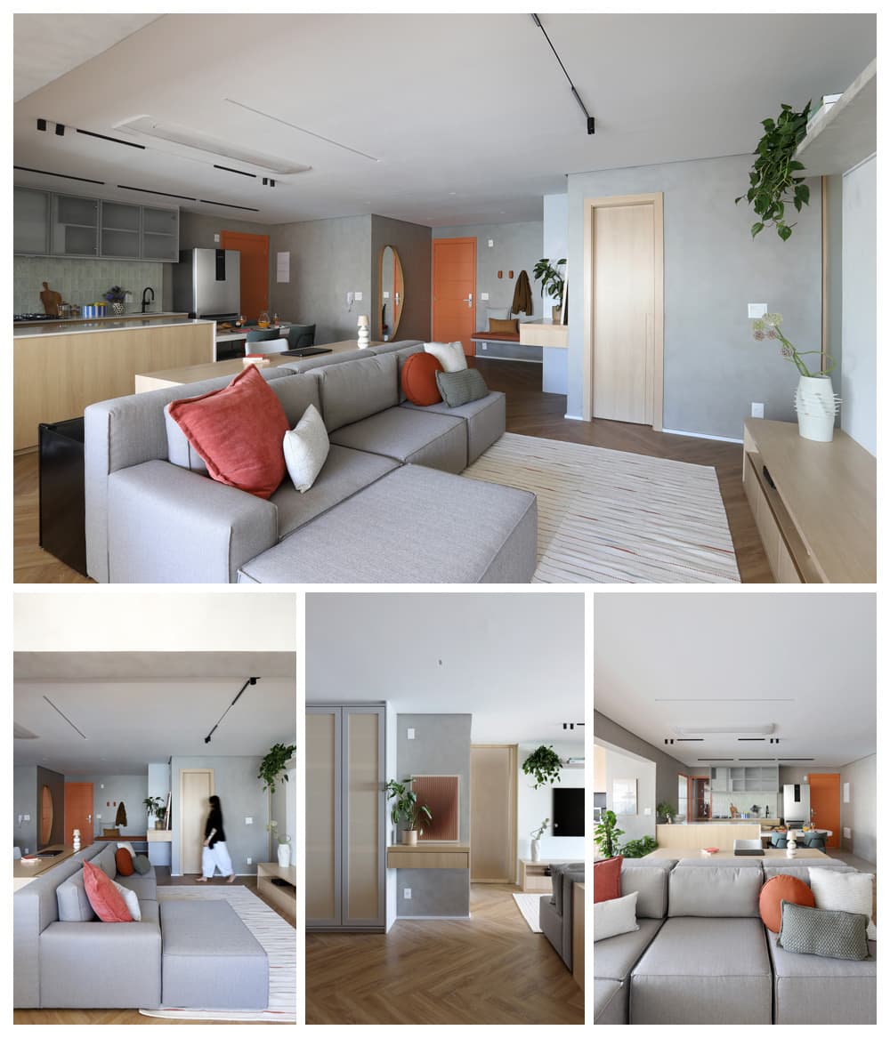 Apartamento integrado / Fotografia Mariana Orsi Apartamento integrado / Fotografia Mariana Orsi