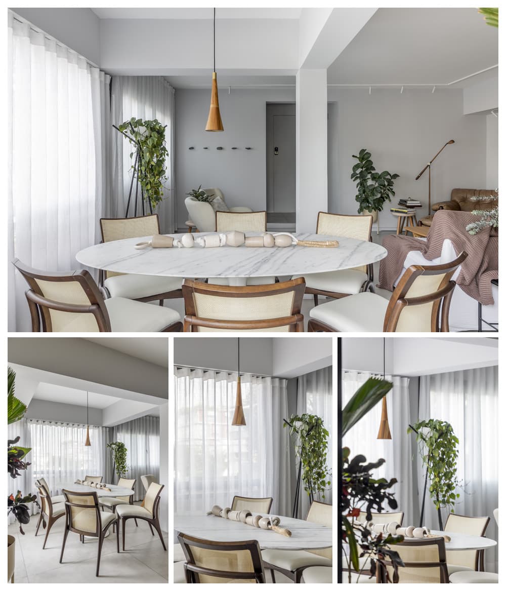Reforma de apartamento com design brasileiro / Fotografia Rafael Renzo