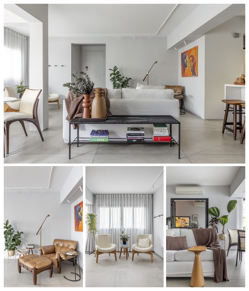 Reforma de apartamento com design brasileiro / Fotografia Rafael Renzo