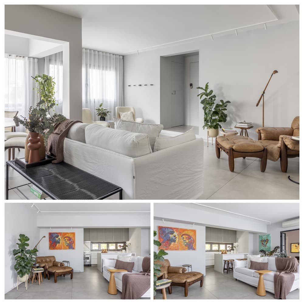 Reforma de apartamento com design brasileiro / Fotografia Rafael Renzo