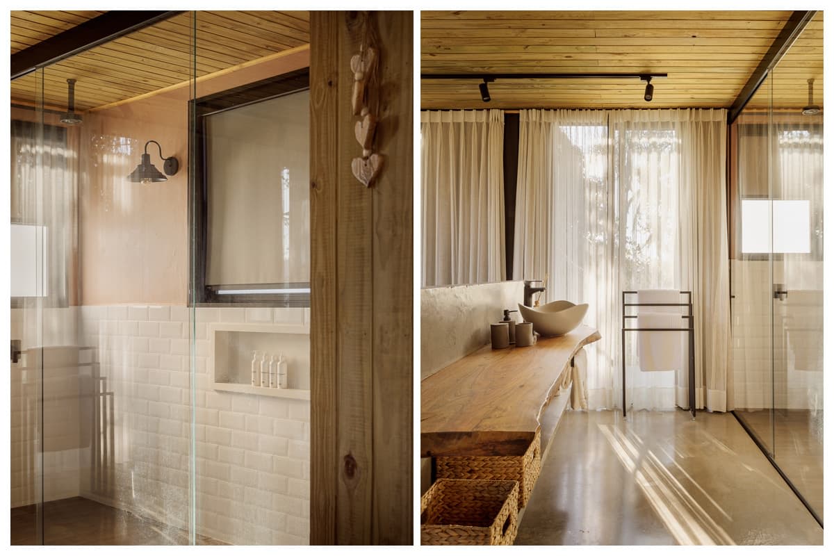 Cabana metálica sustentável / Fotografia Daniel Santo