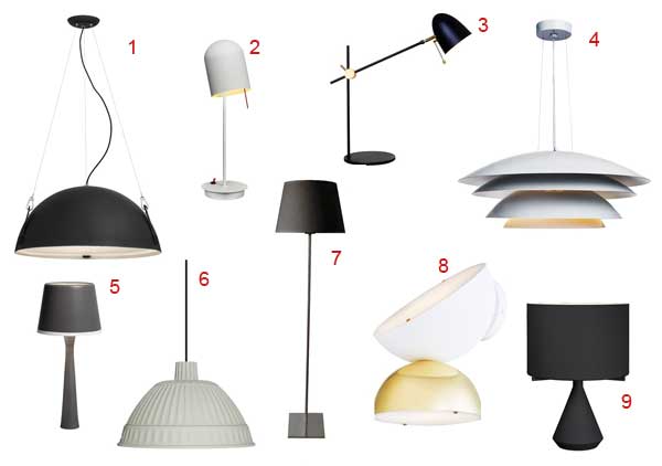 La Lampe em Preto e Branco