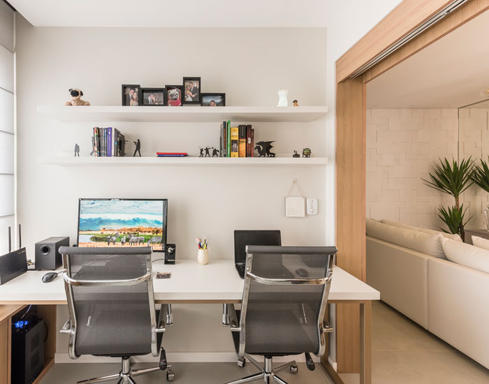 Foto: Amauri Fujii Home office produtivo Todeschini