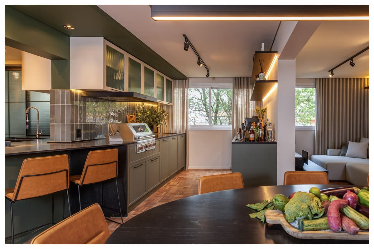 Apartamento com taco parquet / Fotografia Dander Freitas