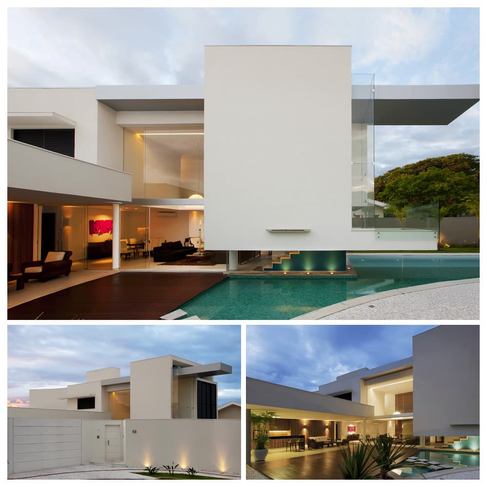 Arquitetura residencial contemporânea / Fotografia Erich Sacco