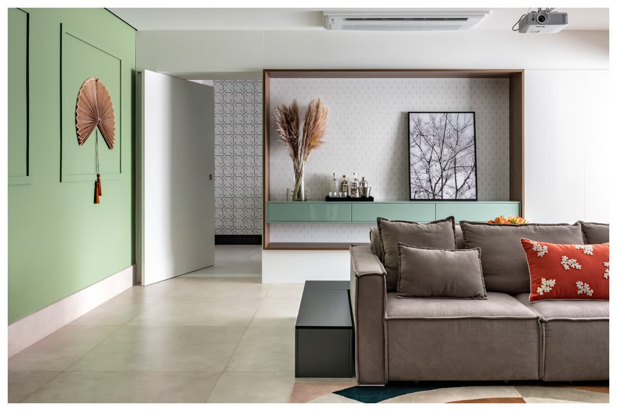 Apartamento Imperatriz TT Interiores com planta livre e funcional