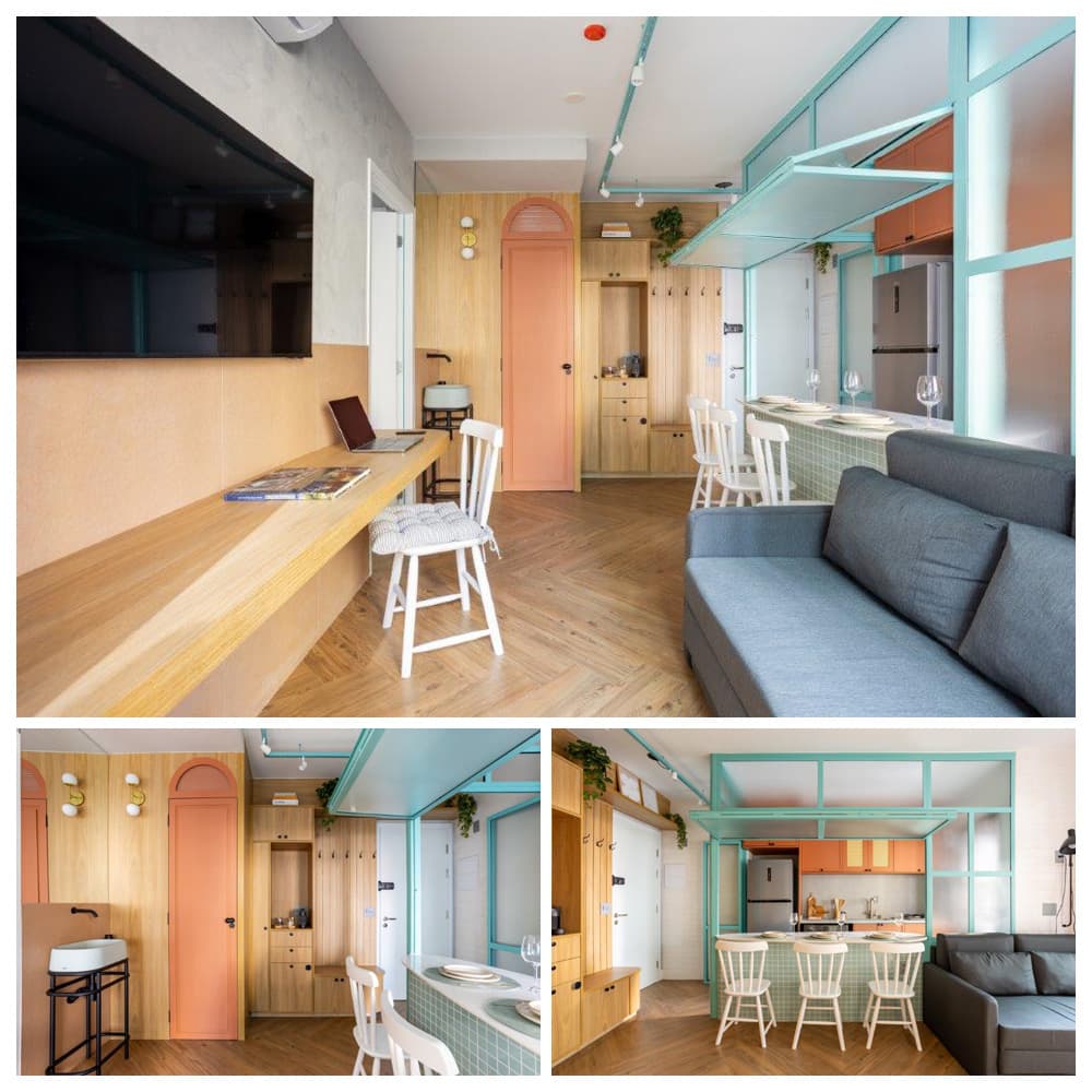 Apartamento compacto para Airbnb / Fotografia Igor Strina Apartamento compacto para Airbnb / Fotografia Igor Strina