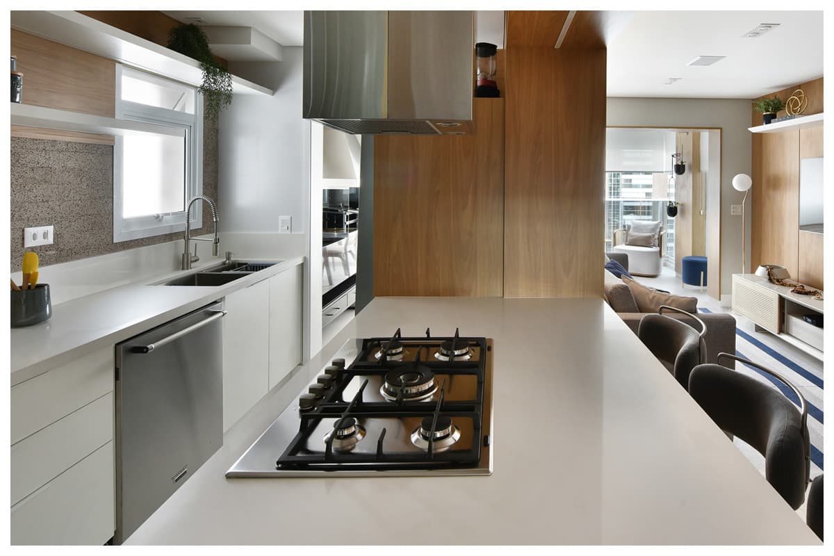 Funcionalidade e design do cooktop na decoração da cozinha