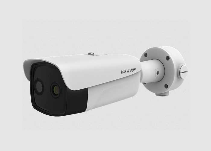 Detecção Hikvision de máscaras e temperatura de passageiros