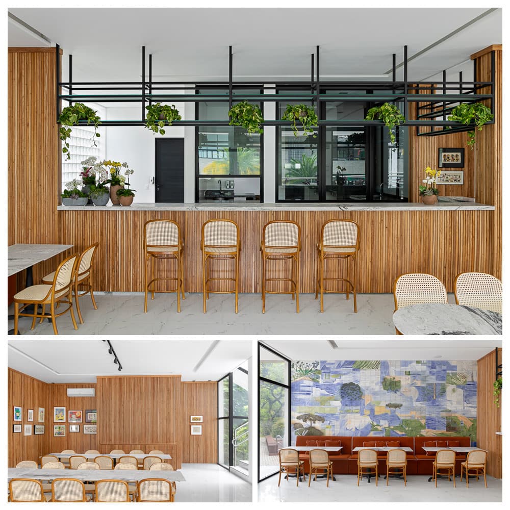 Arquitetura de restaurante / Fotografia Daniela Magario