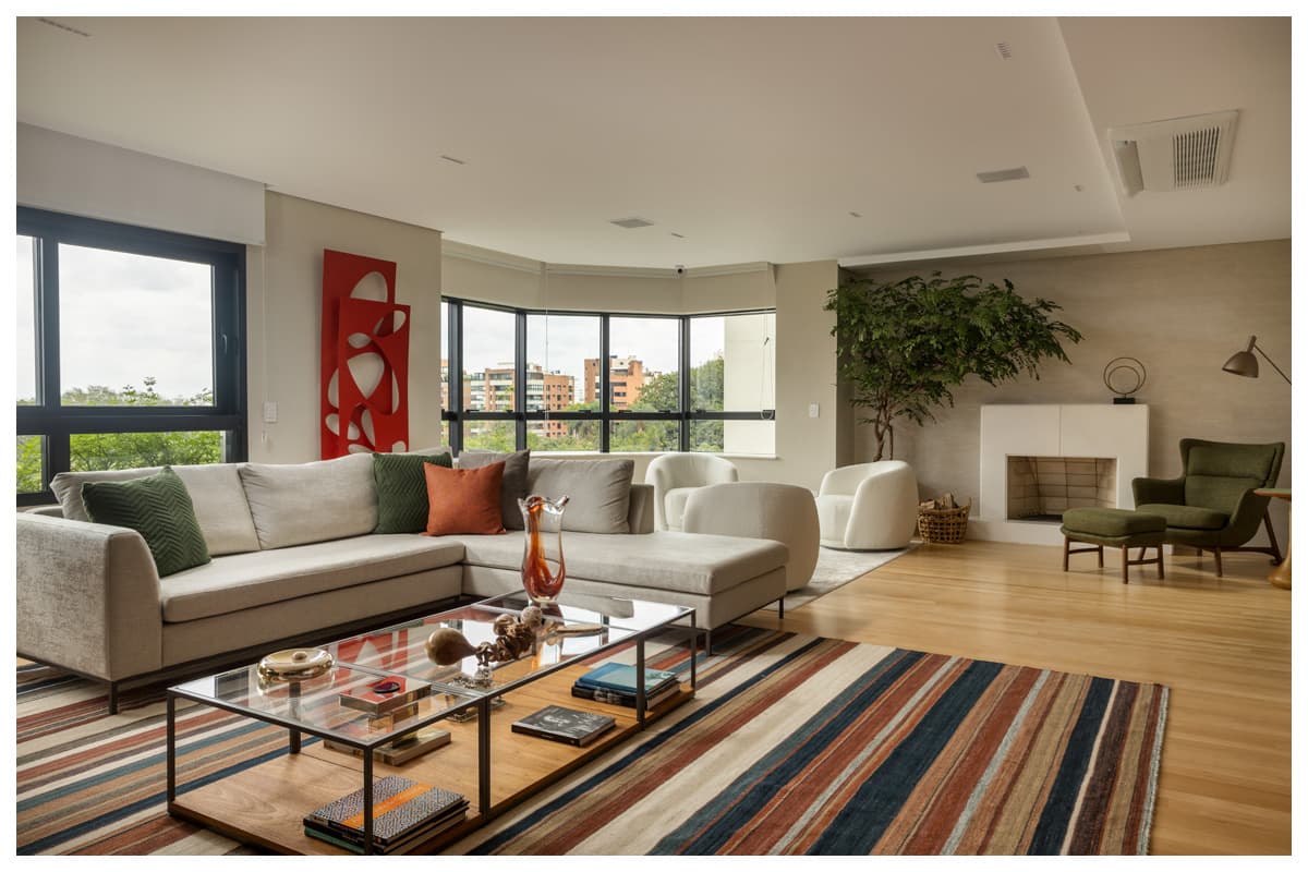 Reforma de apartamento em São Paulo com alma de casa