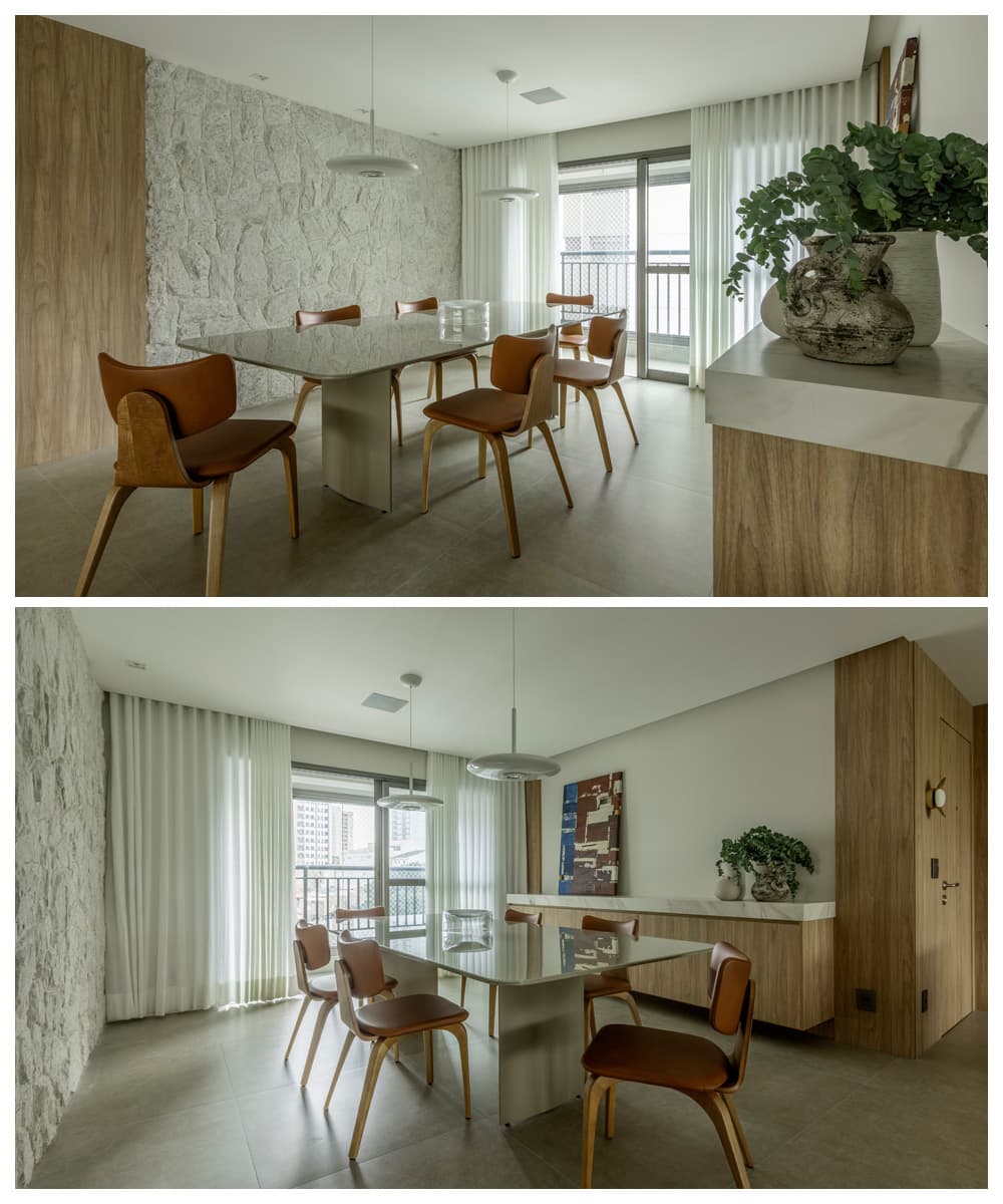 Projeto de apartamento moderno de Rosana Pintor / Fotografia José Vilhora Projeto de apartamento moderno de Rosana Pintor / Fotografia José Vilhora