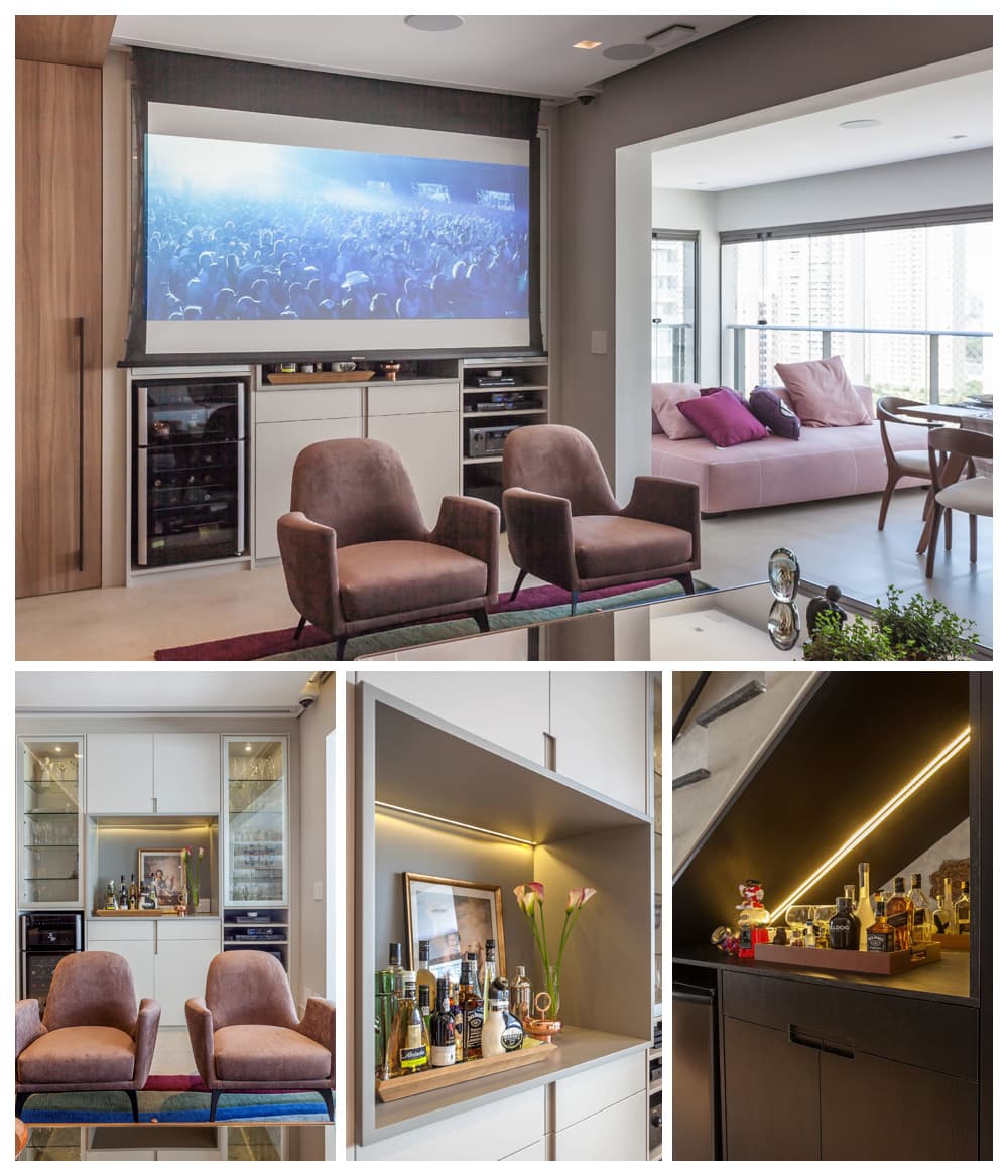 Bar residencial / Fotografia Carlos Piratininga