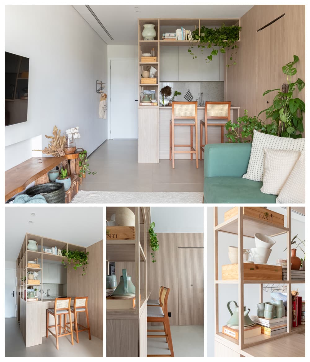 Apartamento integrado personalizado / Fotografia Monica Assan