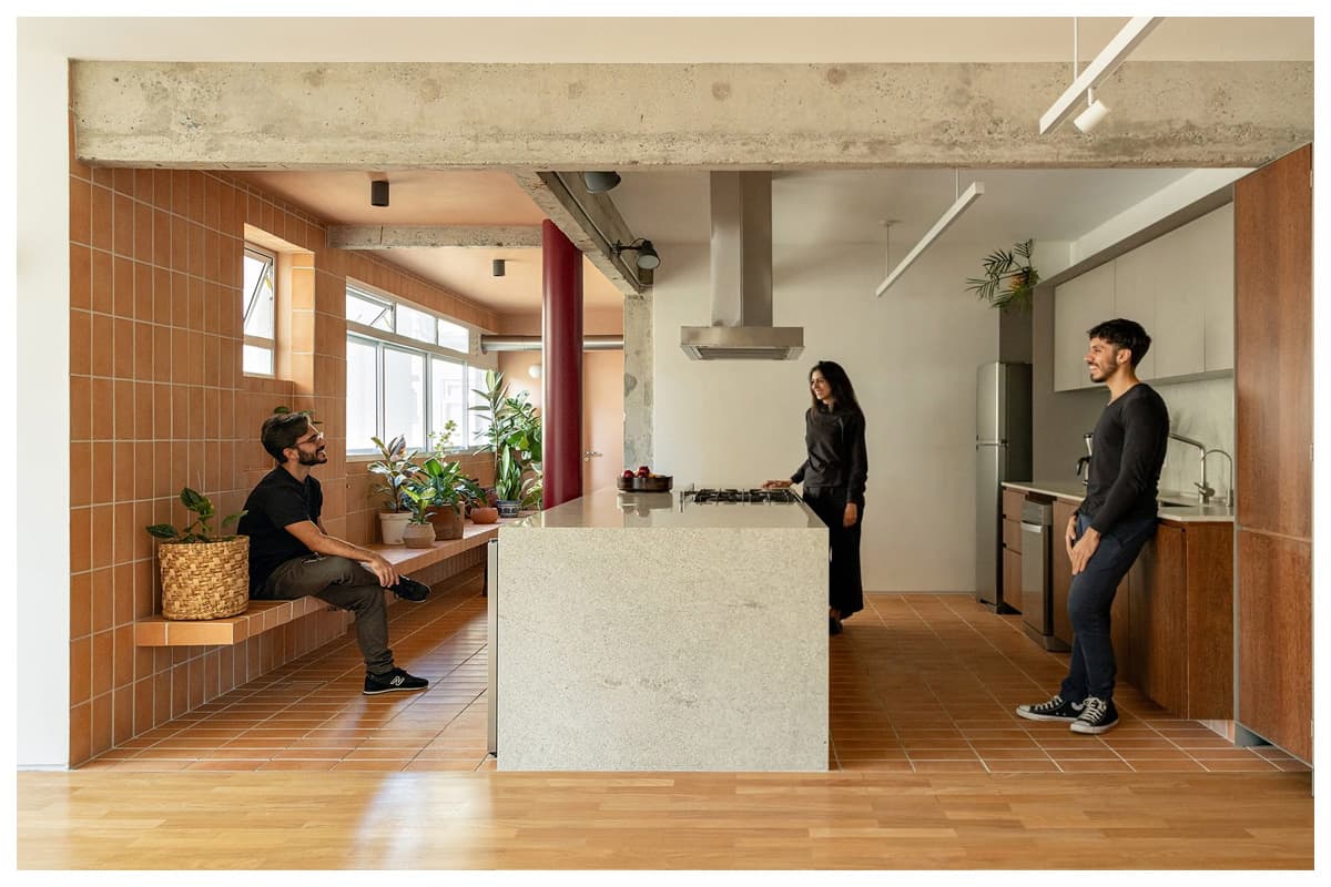 Reforma de apartamento em Higienópolis com integração e luz natural