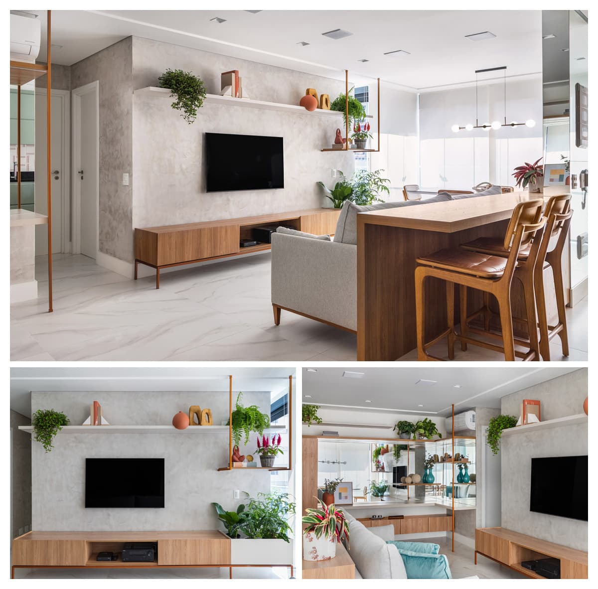 Apartamento vibrante e funcional de Flávia Prata / Fotografia Fernando Crescenti