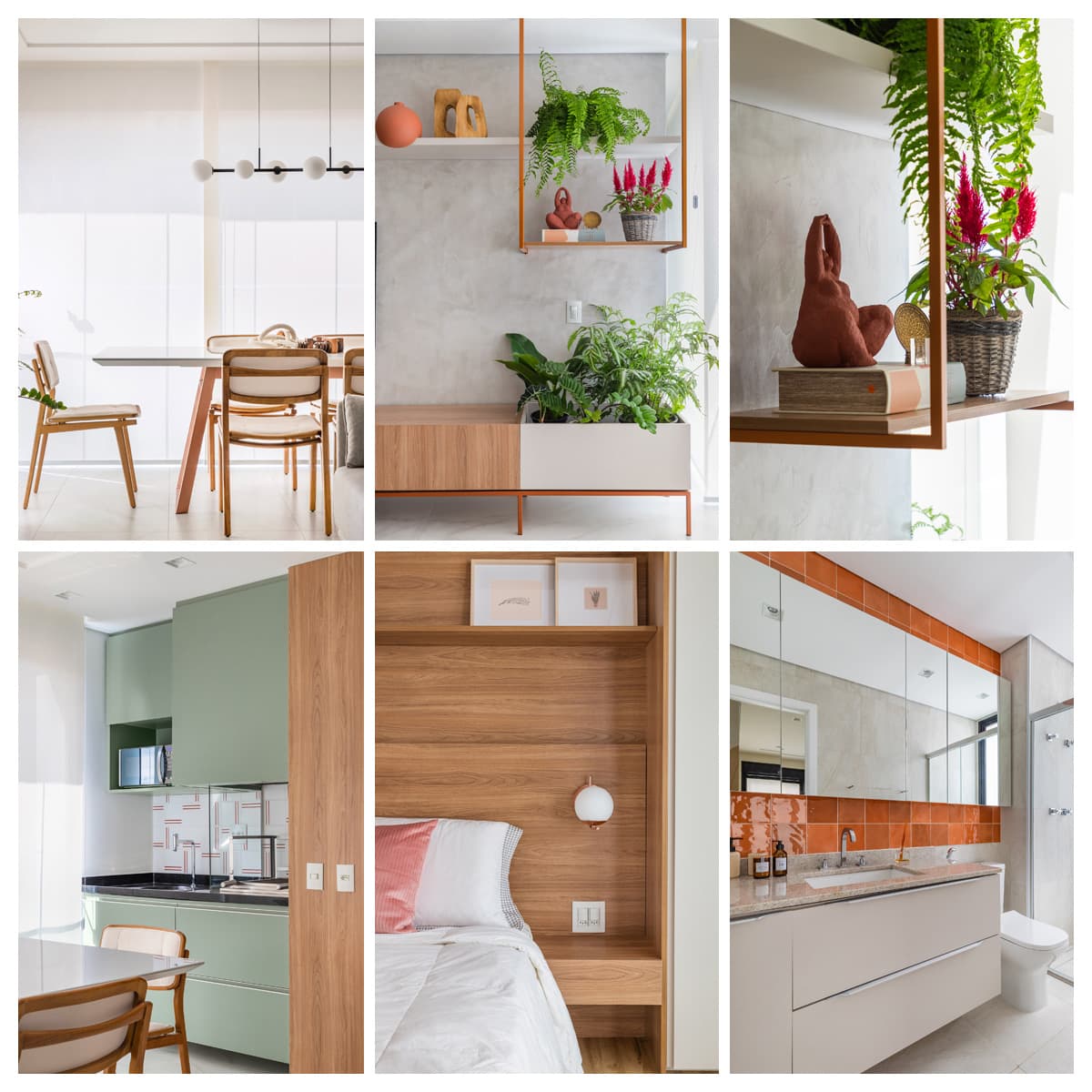 Apartamento vibrante e funcional de Flávia Prata / Fotografia Fernando Crescenti