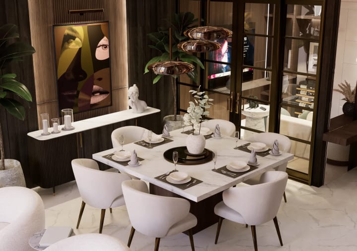 Sala con diseño de interiores minimalista en Santo Domingo por Arquibusco